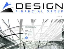 Tablet Screenshot of designfinancialgroup.com